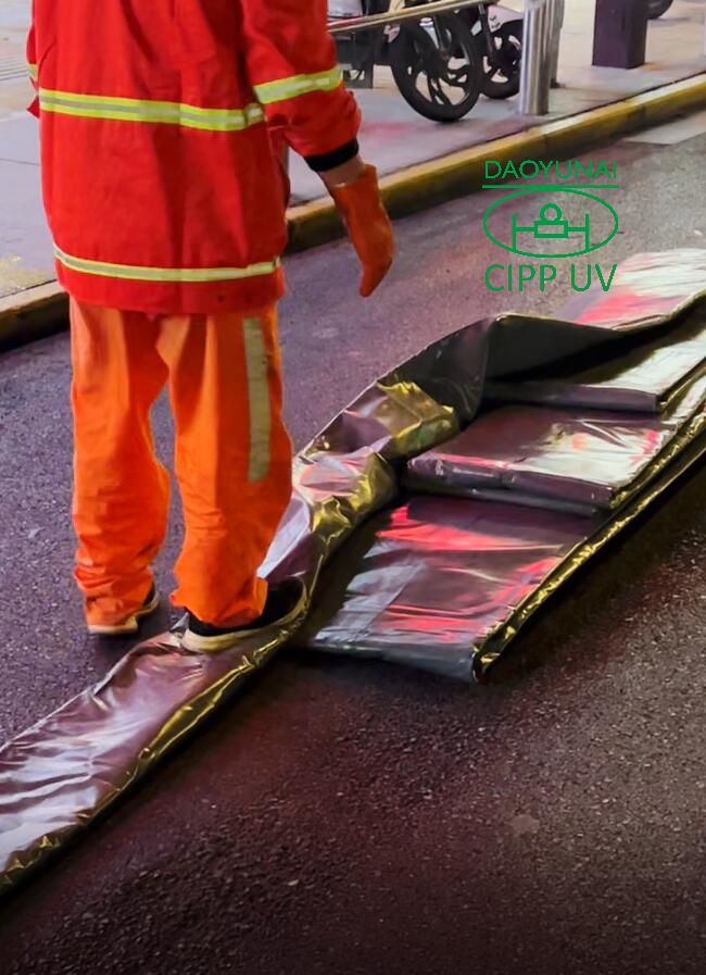 Omega Cipp Distribution Of UV CIPP Lining 100m For DN200-300 For Repair Drainage