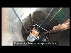 No Dig Pool Pipe Repair UV CIPP Equipment Process Repair Sewer Highly Integrated