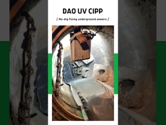 sewer UV CIPP Lining pipe curing Trenchless Repair In Rainwater Sewage Pipe Networks