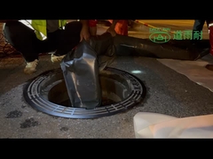 Ultraviolet UV CIPP Equipment Services Dual Blowers Expanding Liner During Trenchless