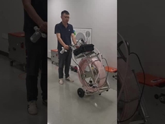 Push rod-type UV curing equipment for lateral pipe