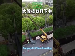 Fiber Reinforced UV CIPP Lining cured in place pipe lining equipment uv led curing