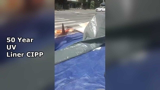 50 Year UV CIPP Liner Sewer Repair No Dig