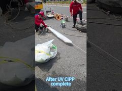 Efficient UV CIPP Trenchless Sewer Rehabilitation