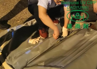 Underground UV Cured CIPP Equipment Cured Lining Fiberglass Saturated Resin Installation