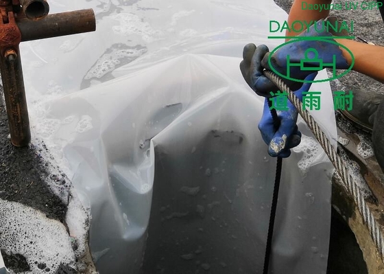 Inversion CIPP Liner Trenchless Technology Training Repair From Damage Film To Protect