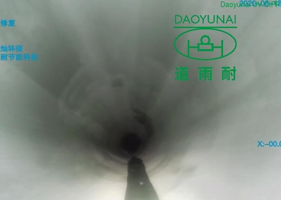 UV Sewer Lining Ultraviolet Curing Process Trenchless Water Line Repair Urban DN740