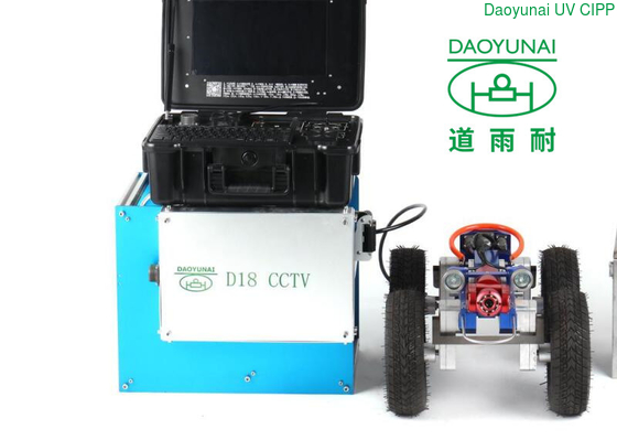 D18 CCTV Pipeline Crawler Sewer Camera Systems Drainage Inspection DN200-1200