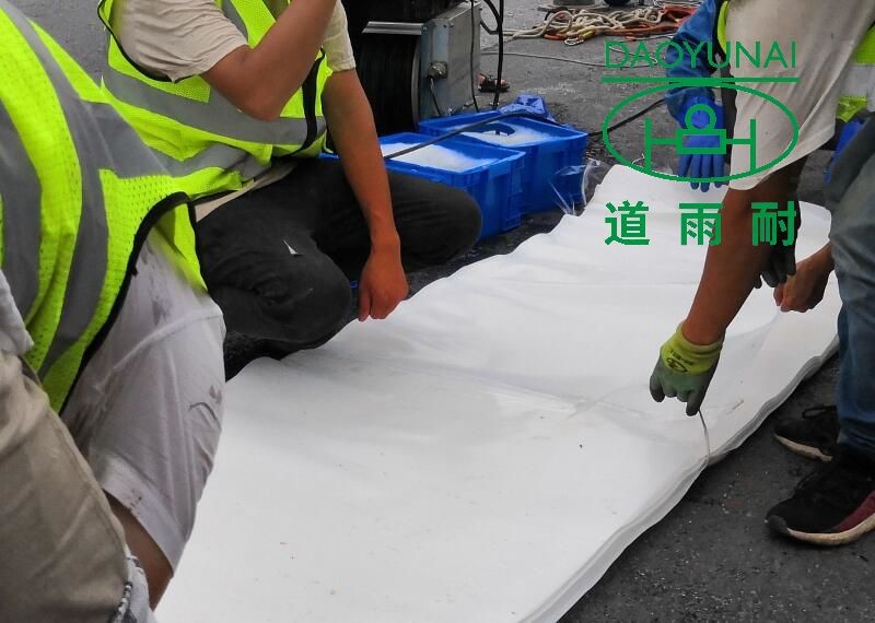 External Point Repair Pvc Pipe Trenchless Point Repair Relining Protective Bottom Film Installing
