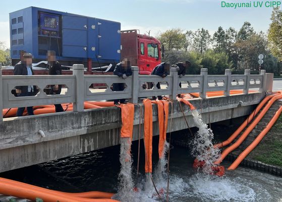 High Flow and High Head Stainless Steel Drain Pump with Diesel Generator for Flood Control
